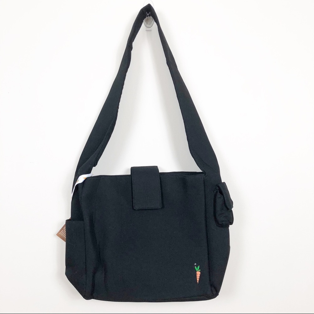 Black Padded Canvas Carry All Bag